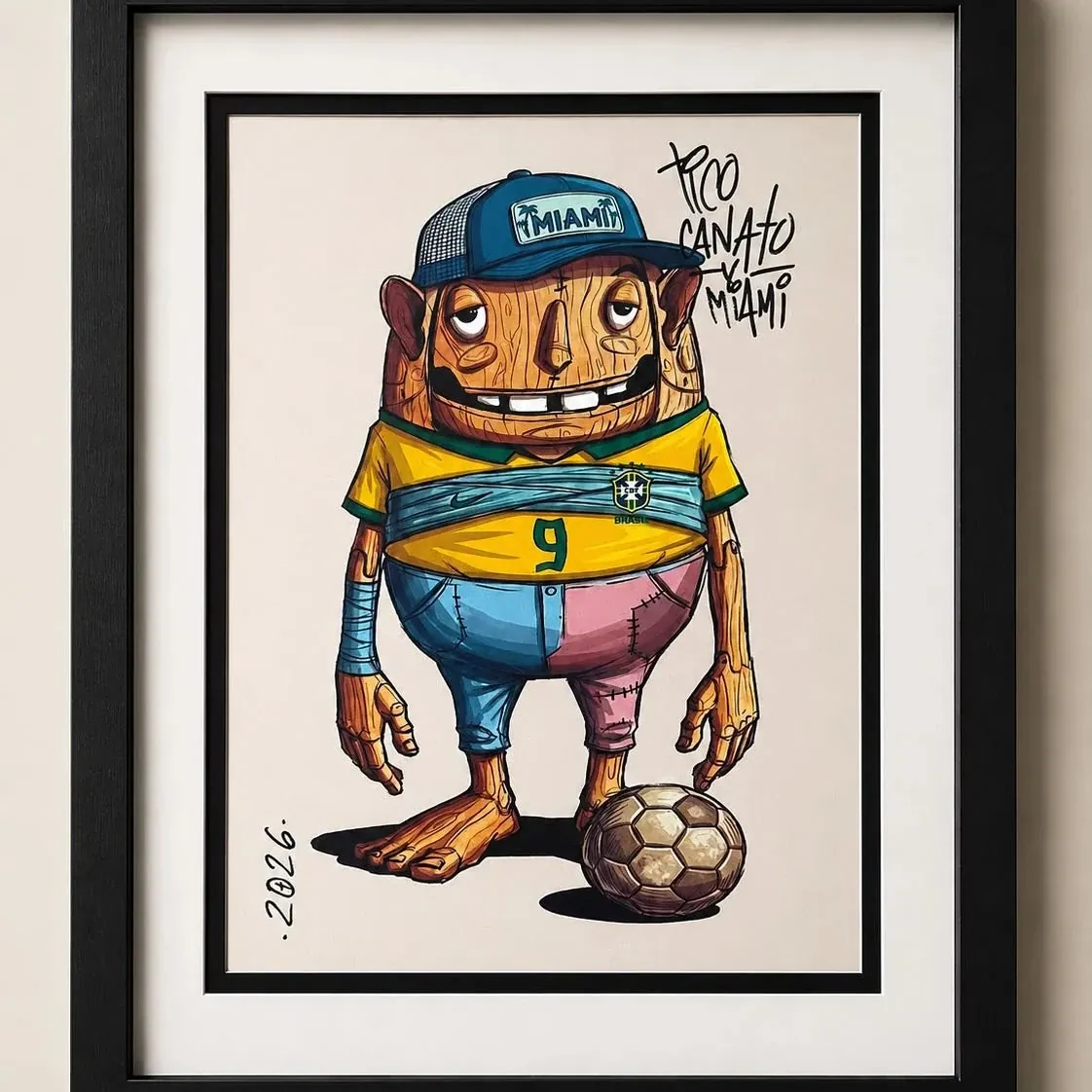 Poster original Ondi Brasil × Miami, Tico Canato × Modern Mood